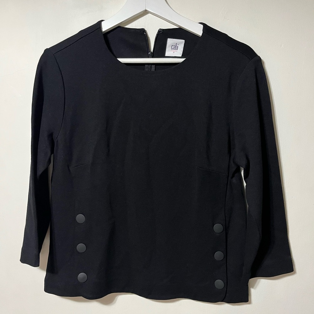 Cabi Black utility top style 3232 - Picture 2 of 8